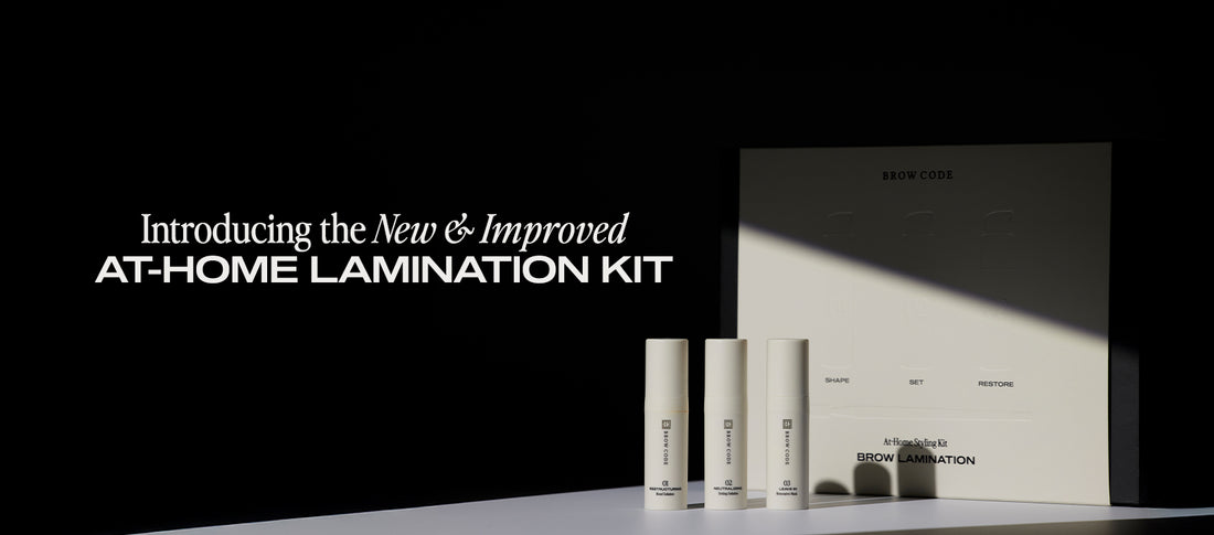 Meet Brow Code’s New & Improved At-Home Lamination Kit